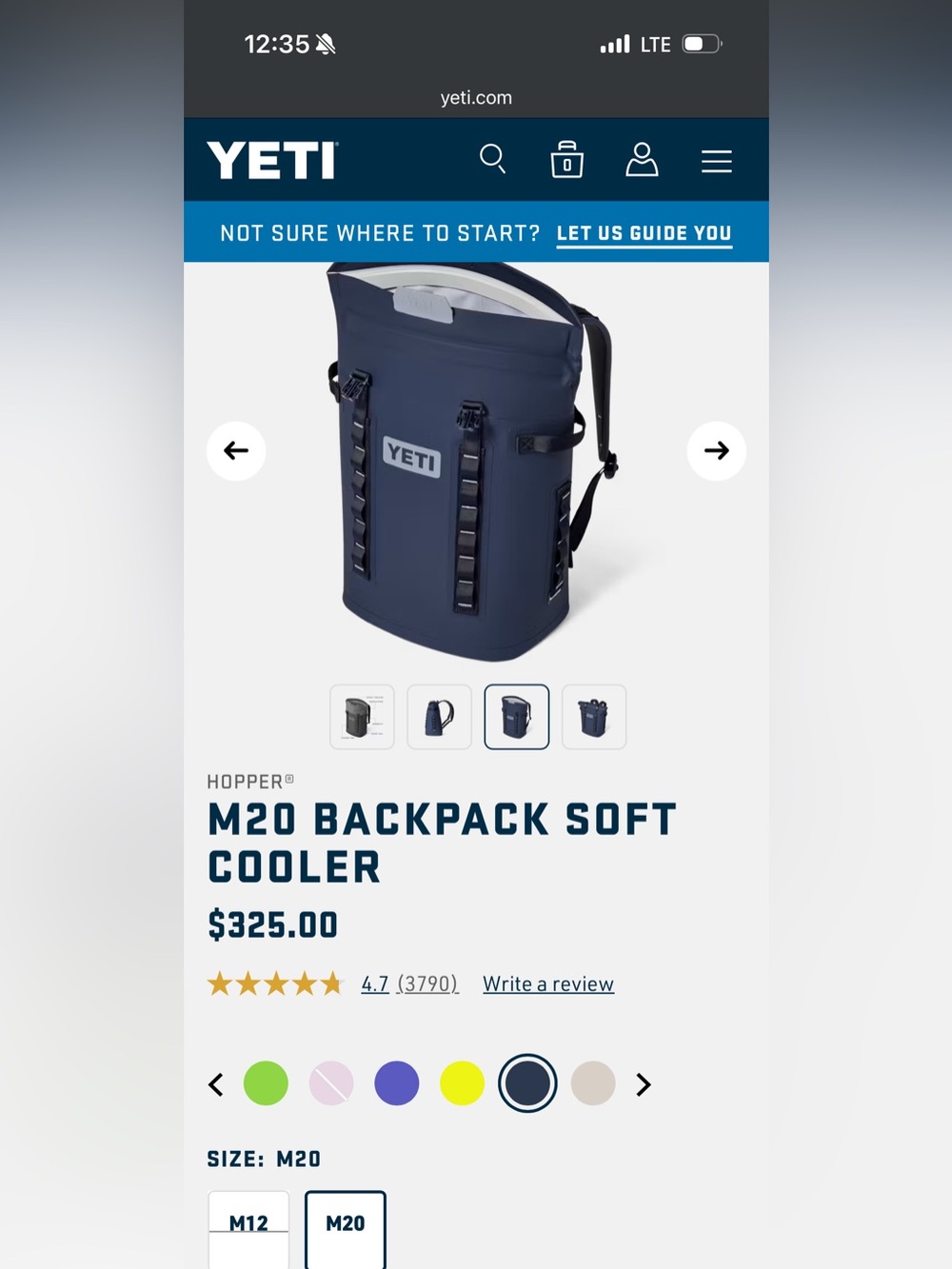 Yeti Hopper m20 cooler backpack - Picture 4 of 13